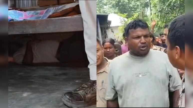 Video: Bengal Civic Volunteer Hides Under Bed To Evade Cops