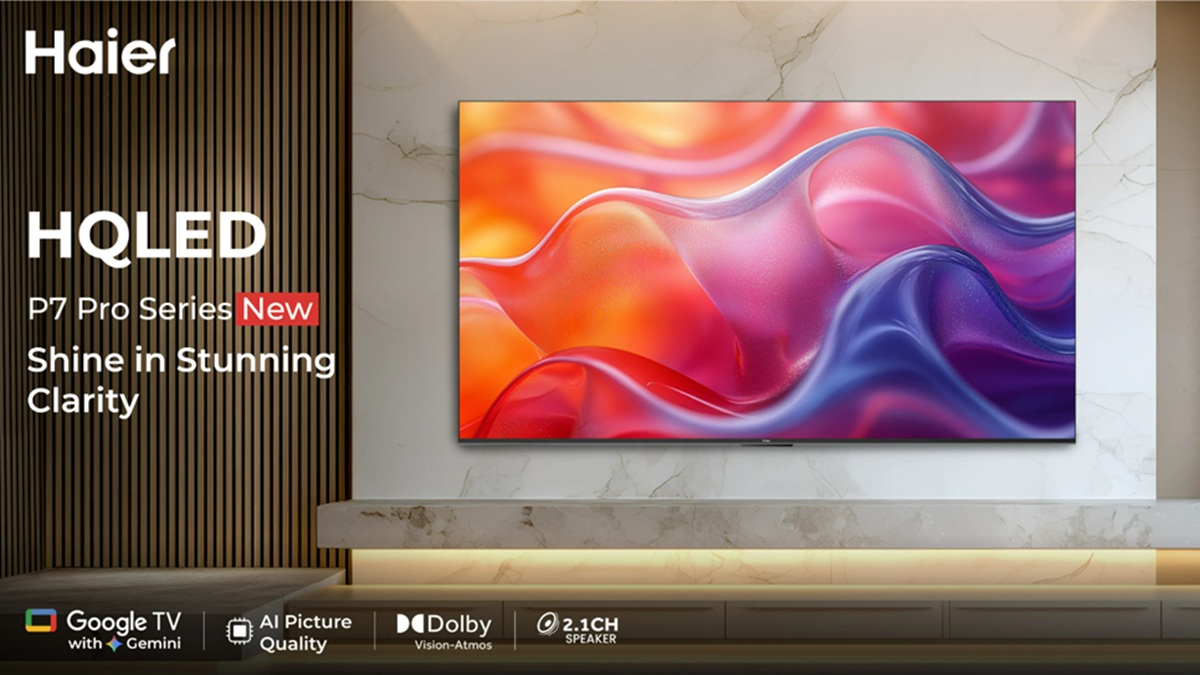 Haier HQLED P7 Pro सीरीज Google TV लॉन्च, Gemini AI के साथ धांसू फीचर्स से लैस