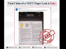 'NEET Paper Leaked Again?' PIB Fact Check Debunks Viral Claim, Calls It Fake