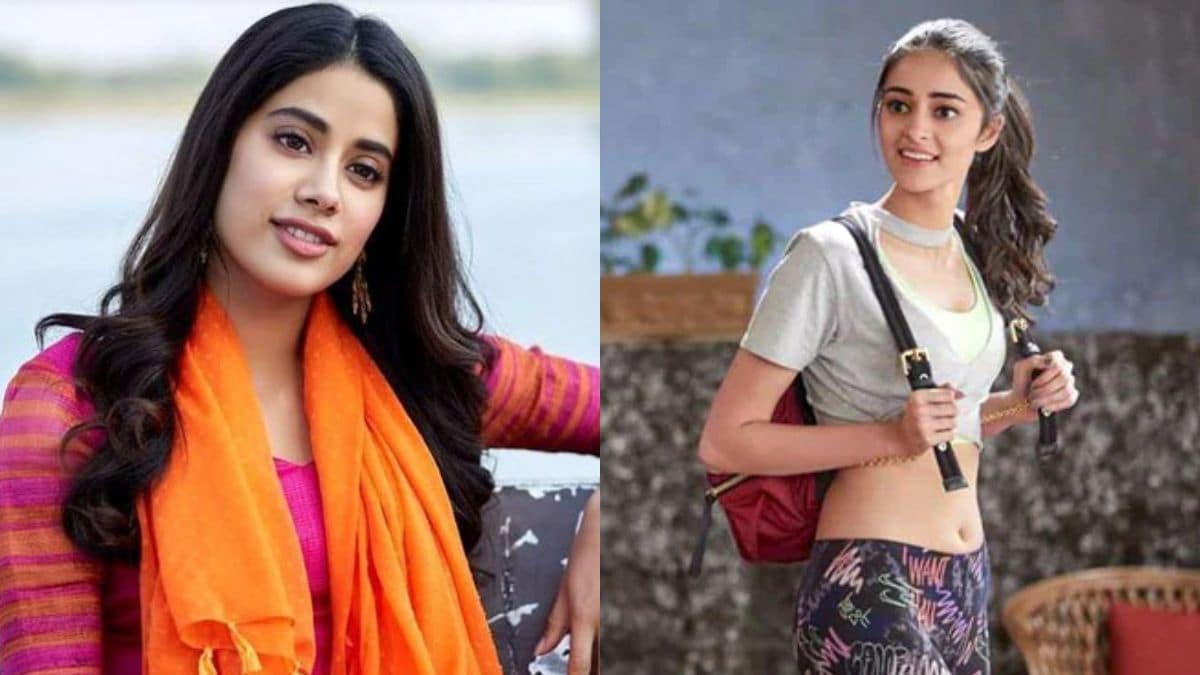 Janhvi Kapoor in Dhadak (L) Ananya Panday in Student of the Year 2 (R)