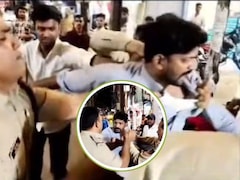हेलमेट चेकिंग के दौरान दारोगा ने युवक के साथ की गाली-गलौज, TI ने जड़ा थप्पड़, VIDEO वायरल