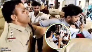 हेलमेट चेकिंग के दौरान दारोगा ने युवक के साथ की गाली-गलौज, TI ने जड़ा थप्पड़, VIDEO वायरल
