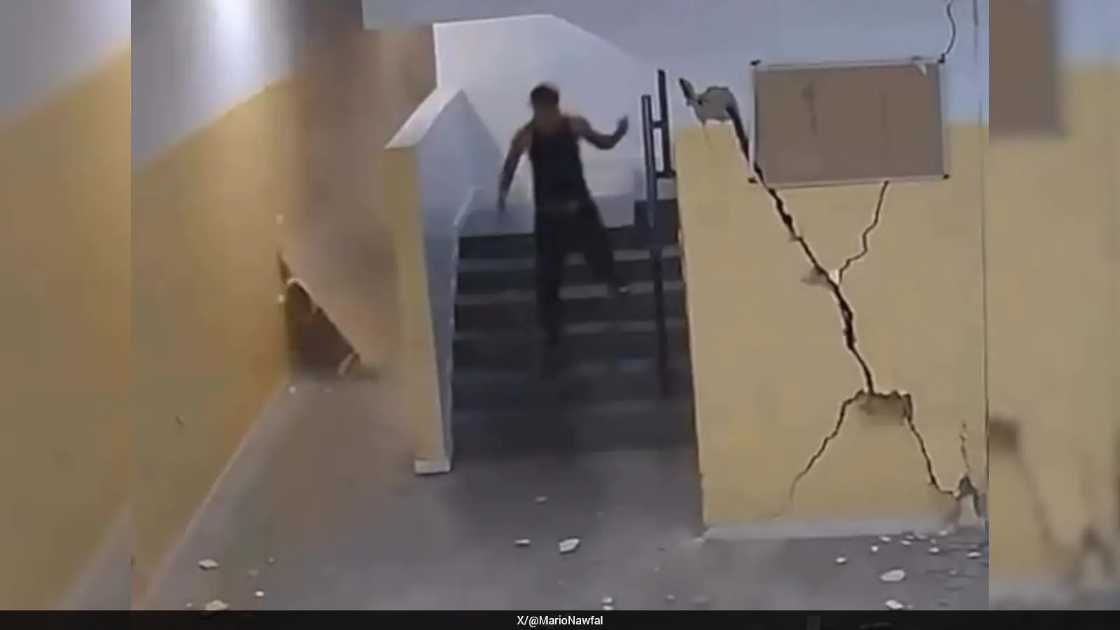 Cracks, Chaos, Miraculous Escape: CCTV Captures Venezuela Earthquake Horror