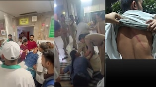 ग्रेटर नोएडा के GIMS अस्पताल में आधी रात हंगामा, कर्मचारी-पुलिस भिड़े, कई घायल