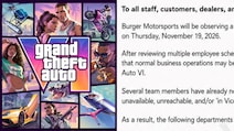 US Company Declares GTA 6 Holiday: Will Temporarily Pause Business On November 19