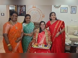 Andhra Home Minister Hosts Traditional Baby Shower For Pregnant Woman Cop
