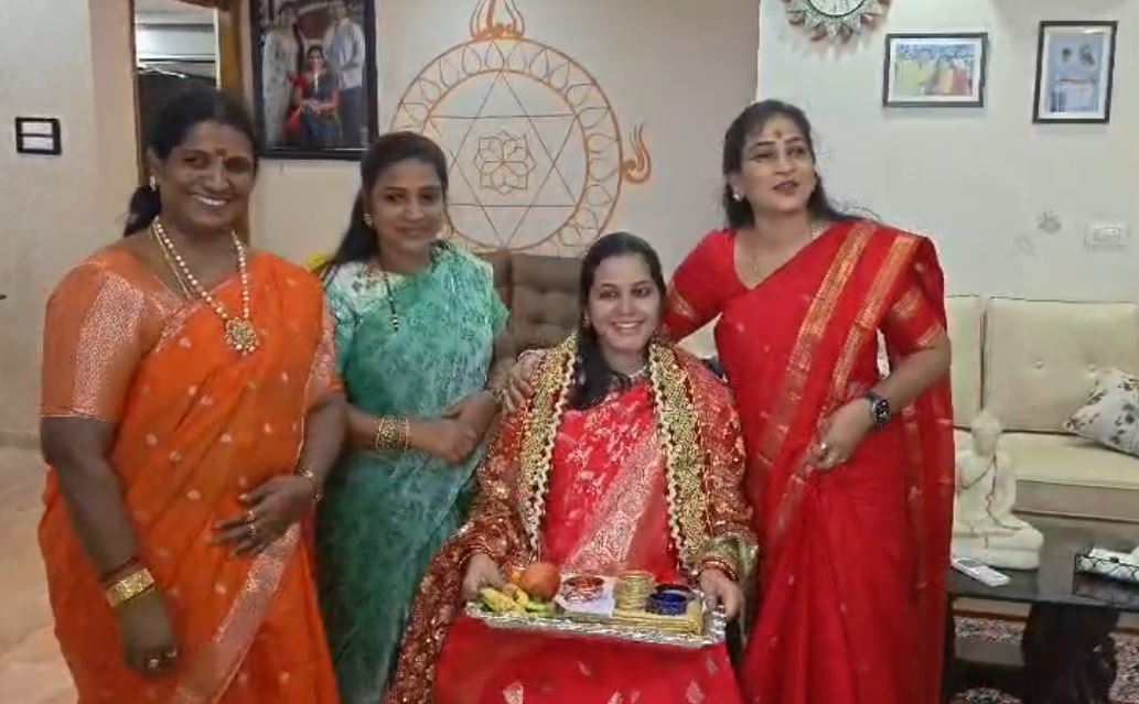 Andhra Home Minister Hosts Traditional Baby Shower For Pregnant Woman Cop