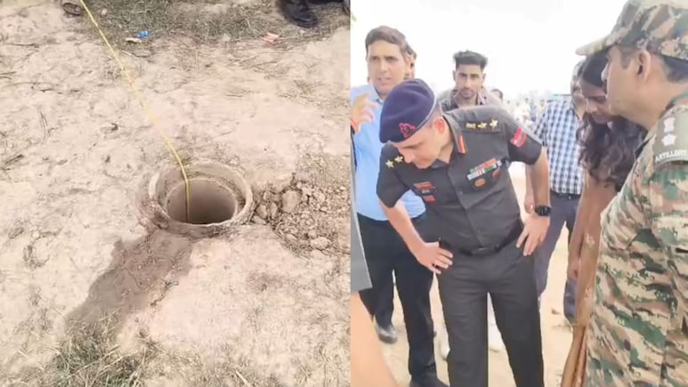 दादा को खाना देने आया 4 साल का मासूम 220 फीट गहरे बोरवेल में गिरा, पूरा गांव कर रहा प्रार्थना