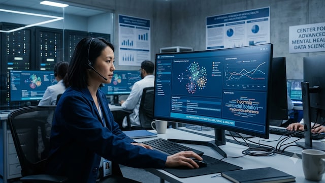 A.I can be used for scanning mental health data for better and accurate patient outcomes