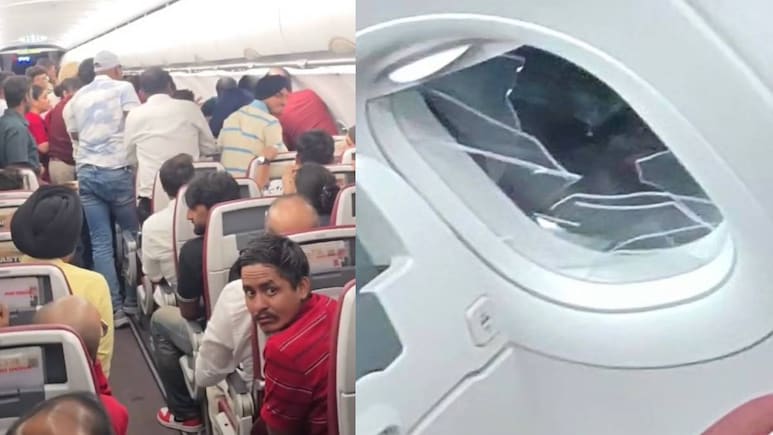 एयर इंडिया की फ्लाइट में यात्री ने तोड़ा शीशा, यात्रा पर प्रतिंबध लगाने की तैयारी में एयरलाइंस