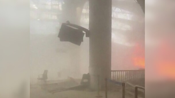 Video: Kuwait Airport Terminal Filled With Smoke After Iranian Drone Strike