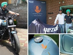 Punjabi Singer Satinder Sartaaj Takes Delivery Of Custom Yezdi Roadster