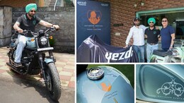 Punjabi Singer Satinder Sartaaj Takes Delivery Of Custom Yezdi Roadster