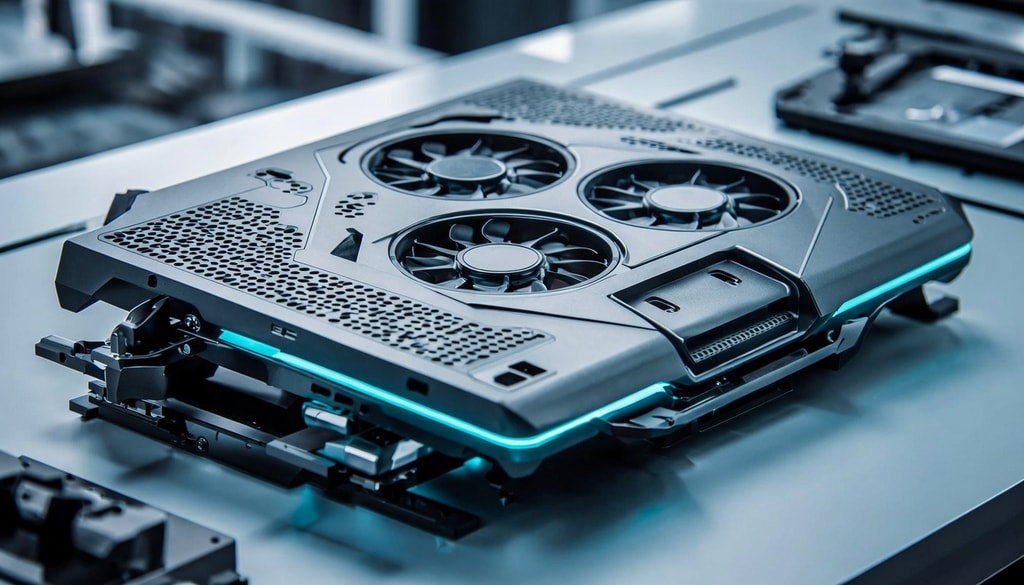 Reliable laptop cooling pad prevents performance throttling by constantly dispersing built-up internal heat using fans. Reliable laptop cooling pad prevents performance throttling by constantly dispersing built-up internal heat using fans.