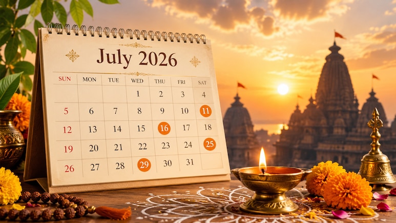 July 2026 Hindu Festival Calendar: Complete List of Festivals, Ekadashi Dates & Vrat Observances