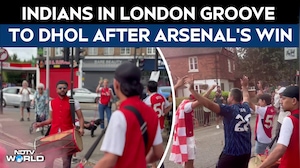 Arsenal EPL Win | Indian Fans Take Over London Streets With Dhol & Bhangra To Celebrate Arsenal