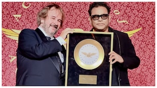 AR Rahman Honoured With Golden Plate Award In Washington, Presented By Peter Jackson