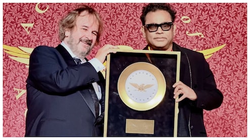 AR Rahman Honoured With Golden Plate Award In Washington, Presented By Peter Jackson