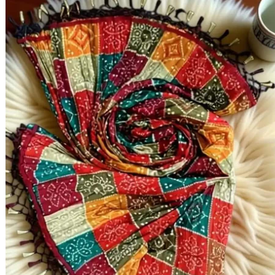 Click here to buy: S.R.TEXTILES Chiffon Women Dupatta