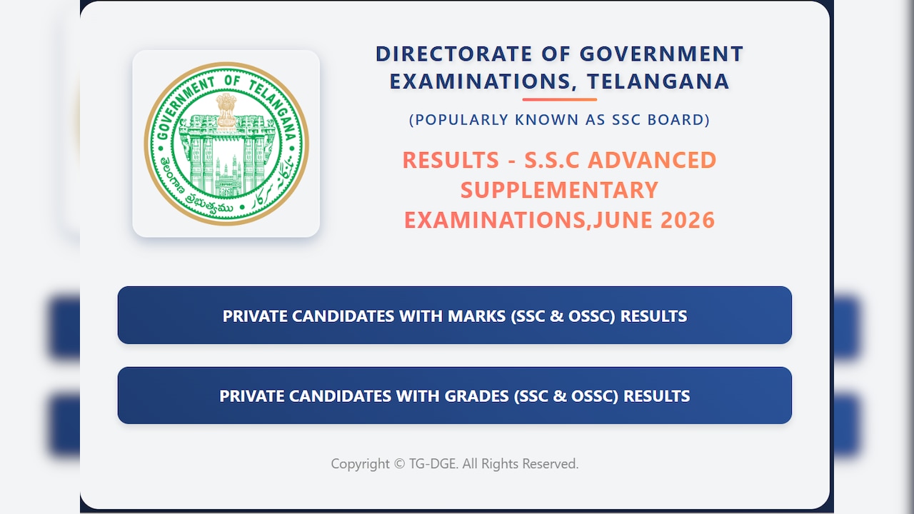 TS SSC Supplementary Result 2026 Declared; Check Direct Link & Steps To Download Marks Memo