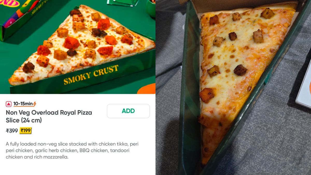 Customer Calls Out Pizza Chain After Order Looks Nothing Like Photo On Swiggy