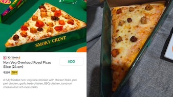 Customer Calls Out Pizza Chain After Order Looks Nothing Like Photo On Swiggy