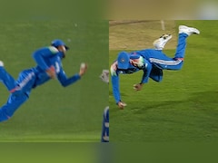 Watch: India Captain Gill Takes One-Handed Stunner vs Afghanistan In 1st ODI