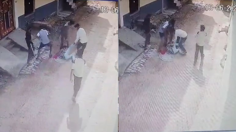 भिंड में दिनदहाड़े युवक का अपहरण, सड़क पर घसीट-घसीटकर पीटा; अब पुलिस ने आरोपियों का निकाला जुलूस