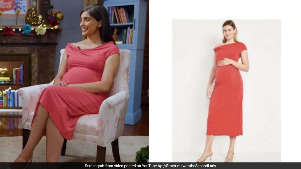 "Enjoy My Pregnancy Fashion": Usha Vance On Her $8 Maternity Dress Analysis
