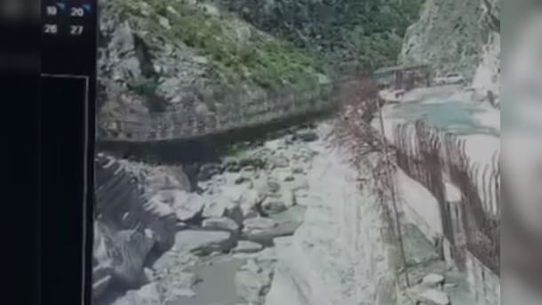 Video: Truck Falls In River After Bridge Collapses In Himachal, Driver Safe