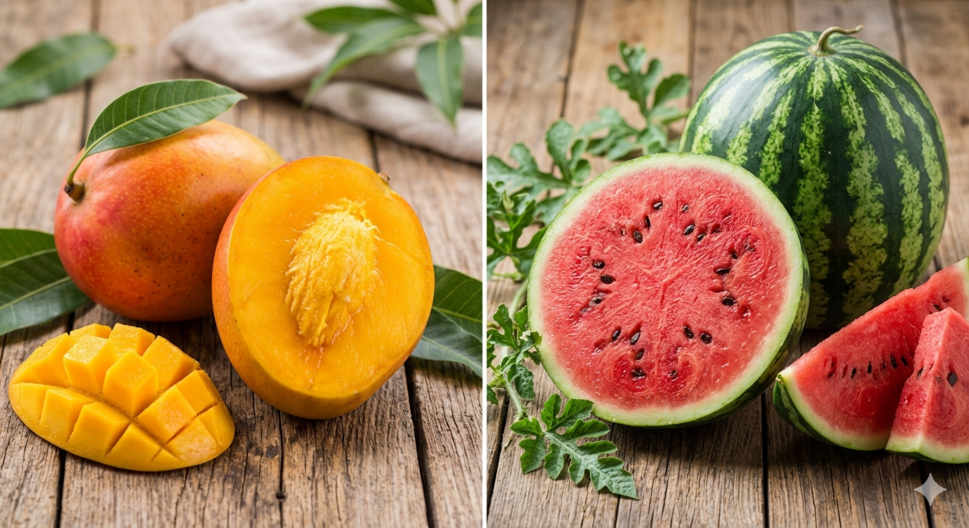 Mango offers more fibre and several important vitamins