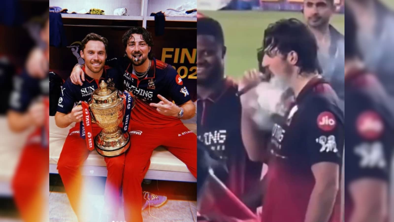 Did Tim David Smoke Cigar On Field After RCBs IPL Win? Viral Video Divides Internet. Phil Salts Photo Adds Twist