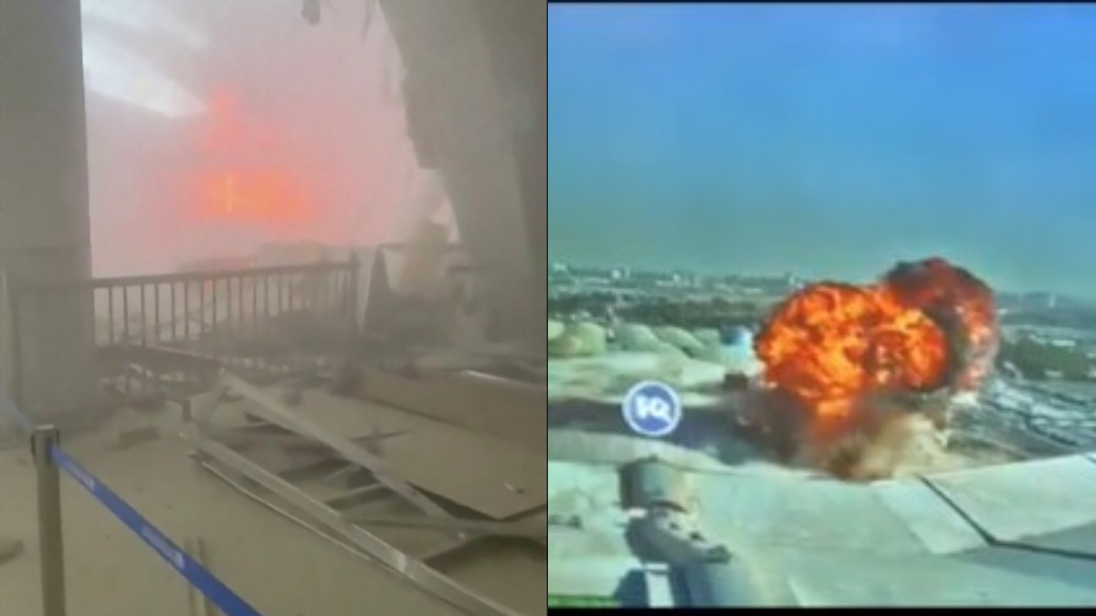 Video Shows Moment Iranian Drone Hit Kuwait Airport Killing Indian National