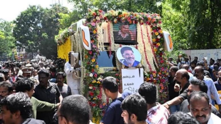 K Bhagyaraj Laid To Rest With State Honours In Chennai