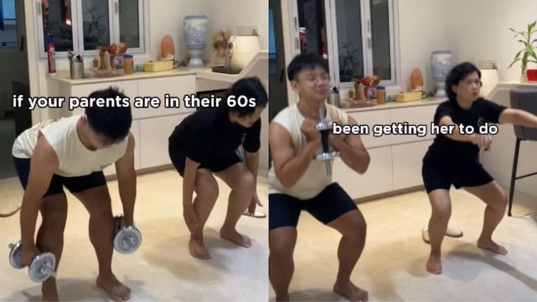 Watch: Fitness Coach Shares 3 Exercises That Keep His 63-Year-Old Mom Fit