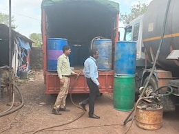 Thane Crime: ठाण्यात मोठी कारवाई;  टँकर अडवला, तपासणी करताच अधिकारी हादरले; 1.20 कोटींचा मुद्देमाल जप्त