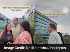 Woman Shares Heartwarming Video Of Parents First Visit To Her Microsoft Office