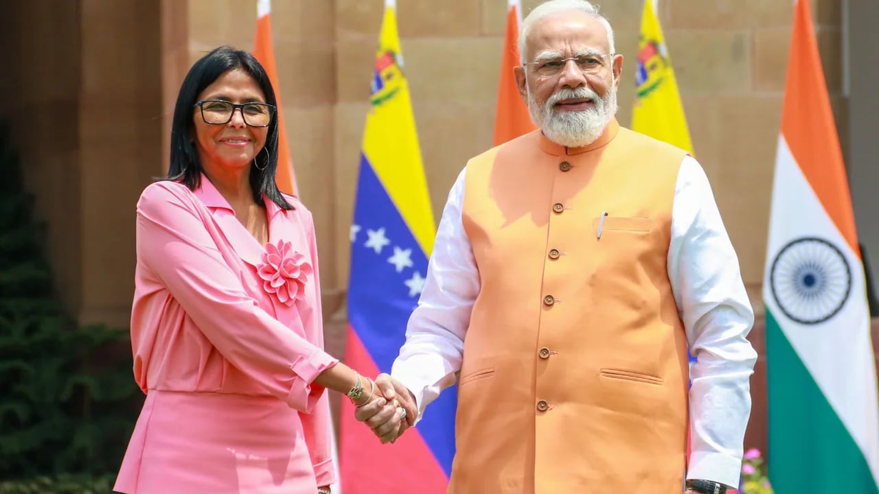 Earlier this month, PM Modi held talks with Venezuelas acting President Delcy Rodriguez.