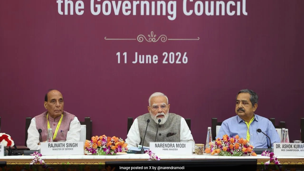 "States Play Vital Role In National Progress": PM Modi At NITI Aayog Meet