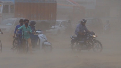 दिल्‍ली में धूल भरी आंधी ने हिला डाला, 128 km की रफ्तार से चली हवा, 25 साल का रिकॉर्ड बना