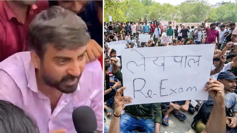 लखनऊ में अभ्यर्थियों का प्रदर्शन, विवेक सर बोले- हमारा कॉकरोज जनता पार्टी से कोई संबंध नहीं