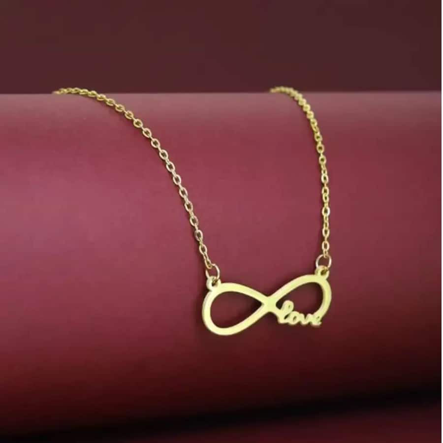 Click here to buy: Jagsun Valentine Gift Infinity Love Pendant Necklace Chain