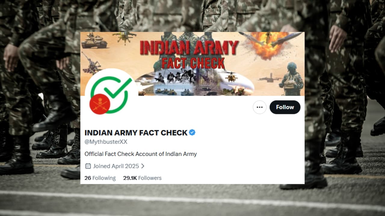 "Verify Before You Amplify": Army Launches X Account To Counter Fake News