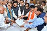 MP से BJP के राज्यसभा उम्मीदवारों ने भरा नामांकन पत्र, जानिए क्या बोले रजनीश अग्रवाल और तरुण चुघ