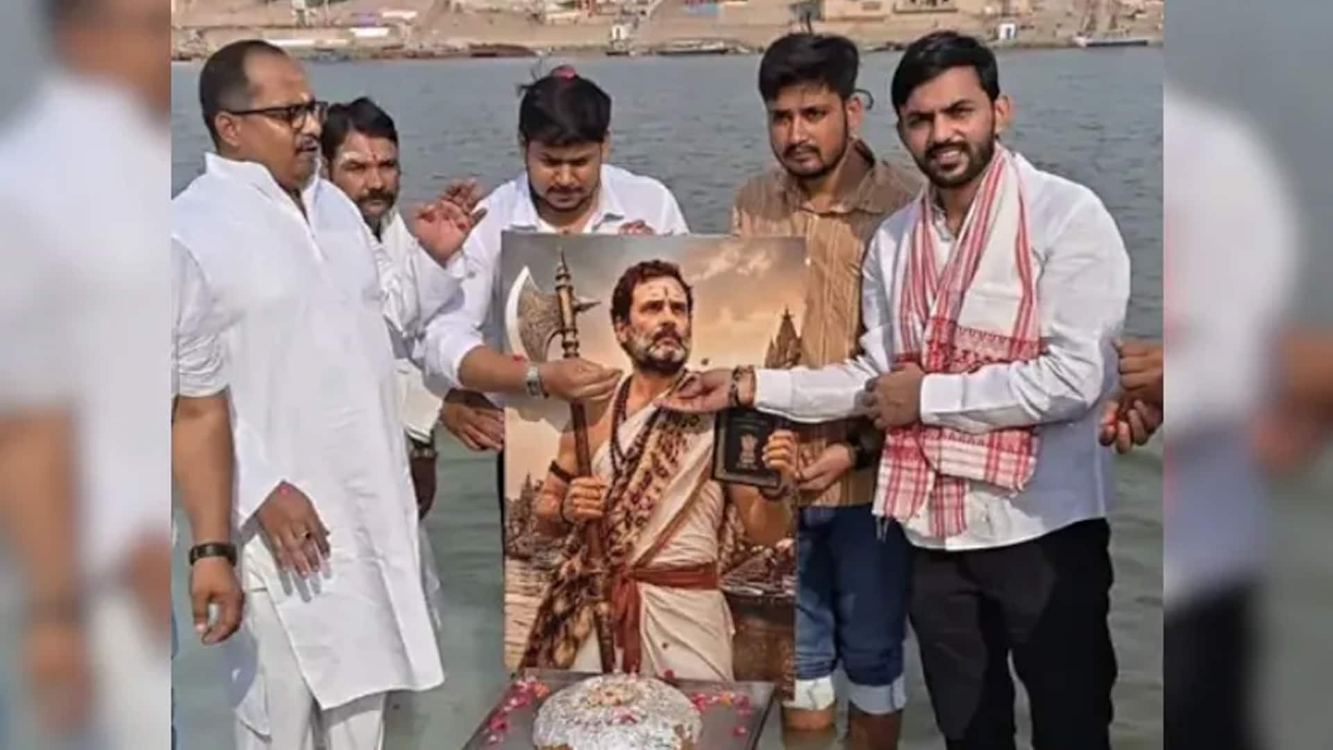 Rahul Gandhi As Lord Parshuram On Poster: BJP Calls It Insult To Hindus