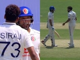 Siraj Loses Cool, Involved In Fiery Exchange With Afg Star During One-Off Test Siraj Loses Cool, Involved In Fiery Exchange With Afg Star During One-Off Test