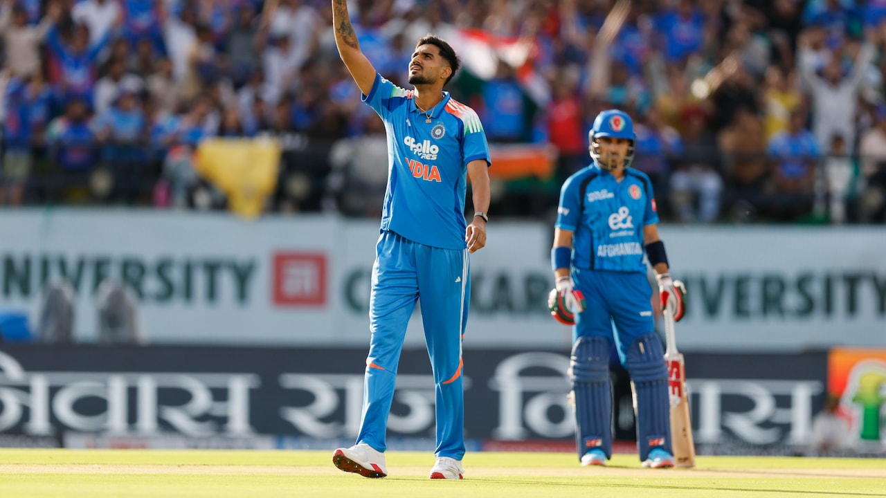 India vs Afghanistan LIVE Score, 2nd ODI:  Gurnoor Brar, Arshdeep Singh Put India On Top vs Afghanistan