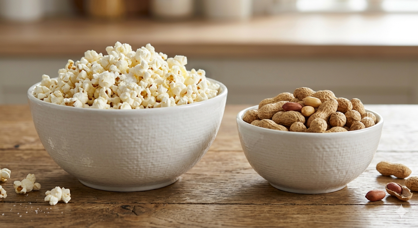 The thing about snacking is that most of us don't think in grams