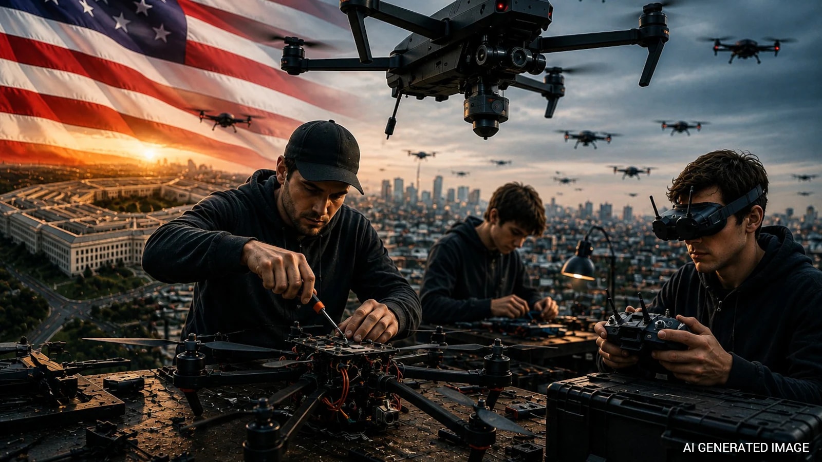 $54 Billion Drone Swarm: Pentagon's Plan To Flood Skies With Flying Bombs