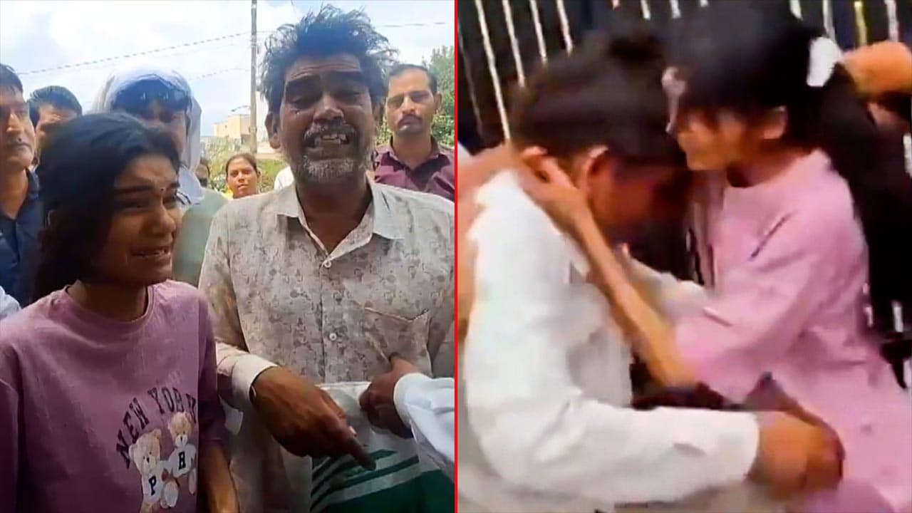 Father-Daughter Break Down Outside NEET Centre In Vidisha After Entry Denied